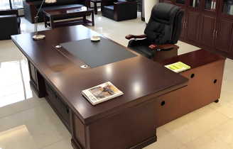 Dual-use Baked Lacquer Boss & Conference Desk