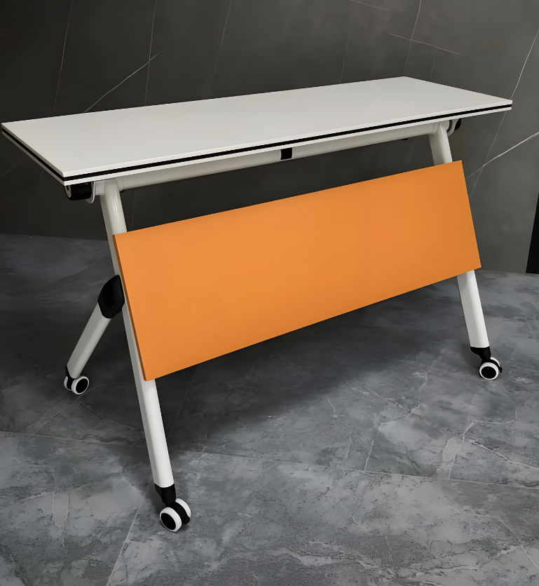 โต๊ะประชุมพับได้ เคลื่อนย้ายได้ เคลือบสีอบยูวี