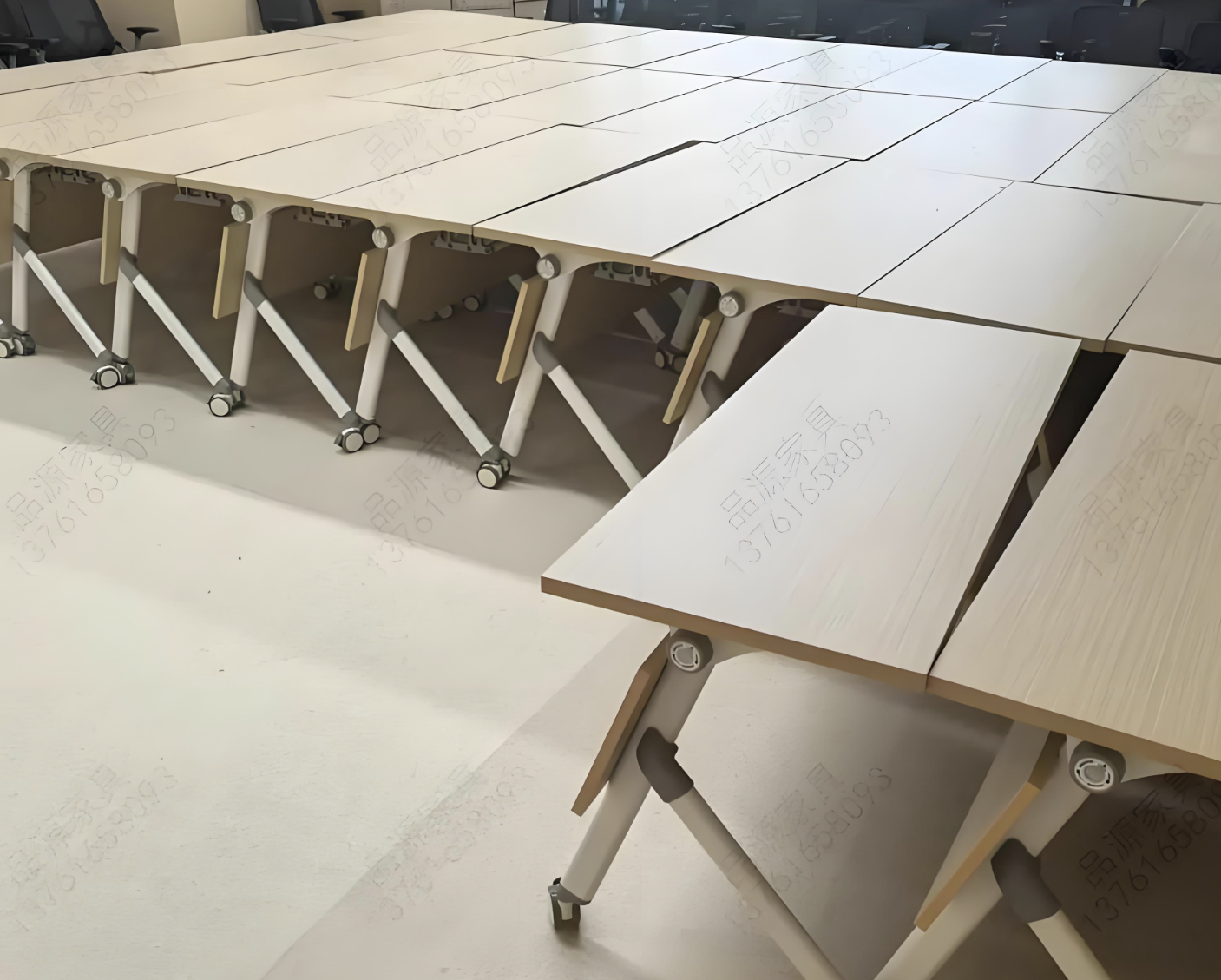 Foldable Portable Baking Paint Conference Table