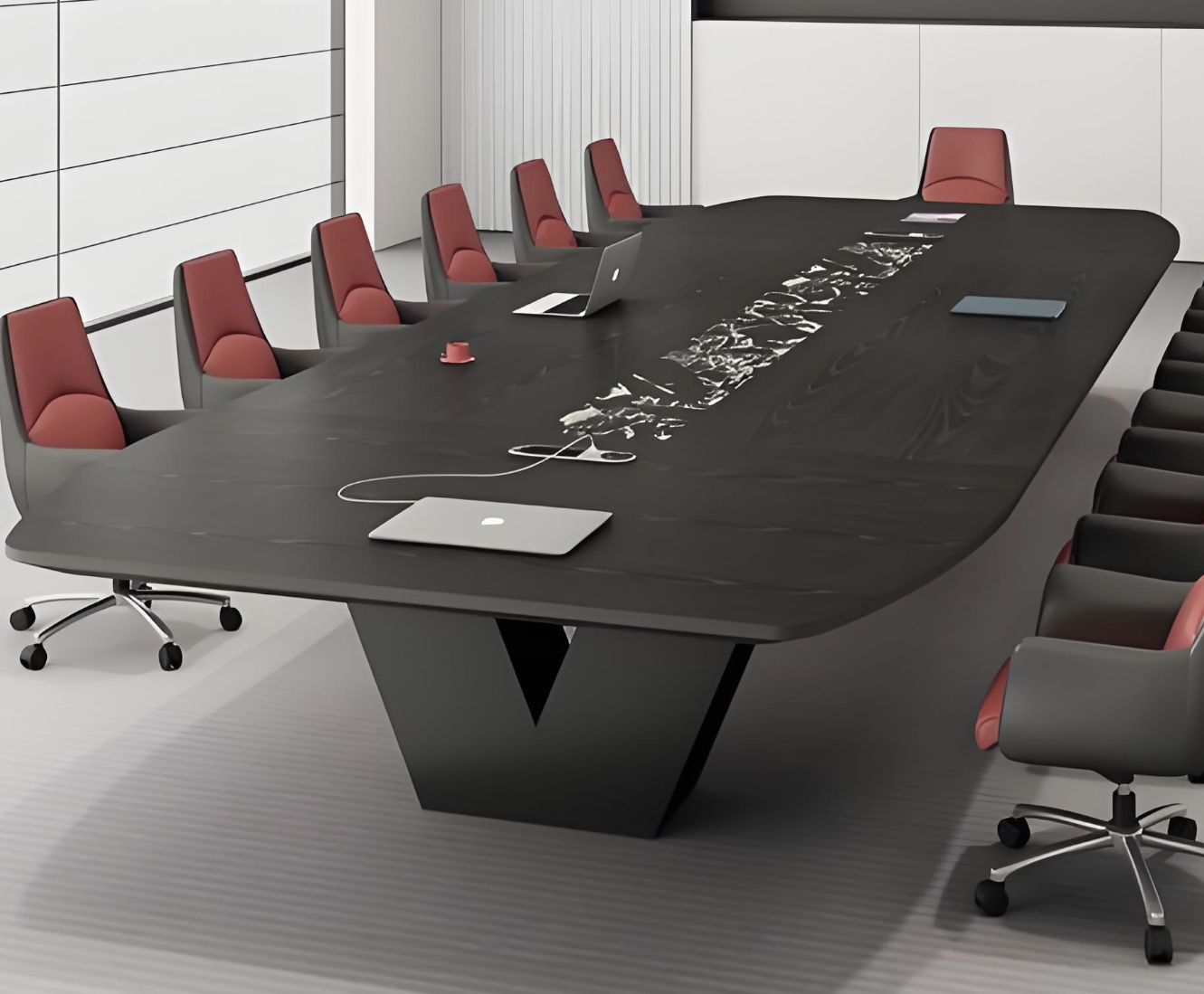 Large-Scale Commercial Baking Paint Conference Table