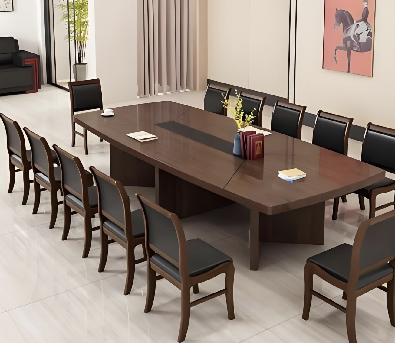 10人位紧凑型烤漆会议桌