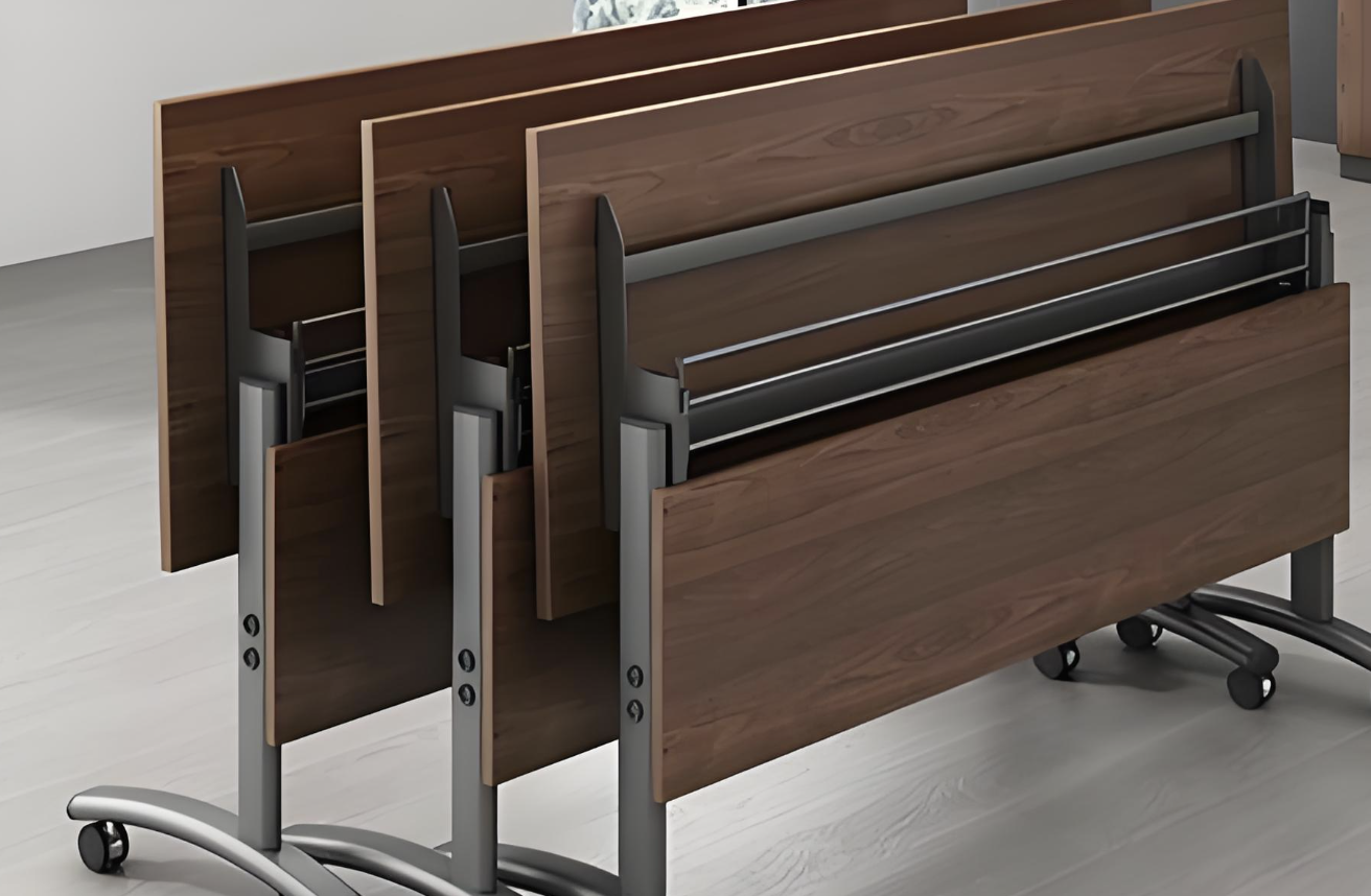 可扩展漆面折叠会议桌