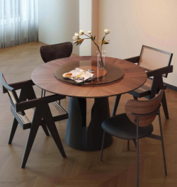 Vintage Western <span>Restaurant</span> Solid Wood Dining Table and Chair <span>Set</span>