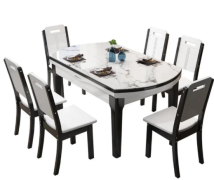 Commercial Fast-Food Foldable Dining Table & Chair Set