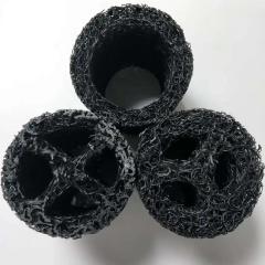 แผ่นระบายน้ำบลายน์ 3 มิติแบบอัดพิษณ์ส่วนตัด