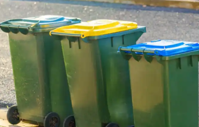 Commercial Outdoor Lockable Trash Can