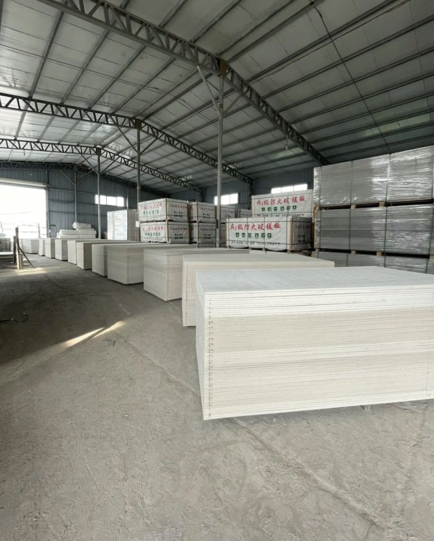 แผ่นปูผนังปูนปั้นป้องกันไฟ