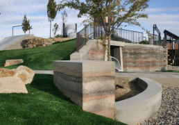 พัดผนังดินอัดแน่นภายนอกที่ทนต่อสภาพอากาศ