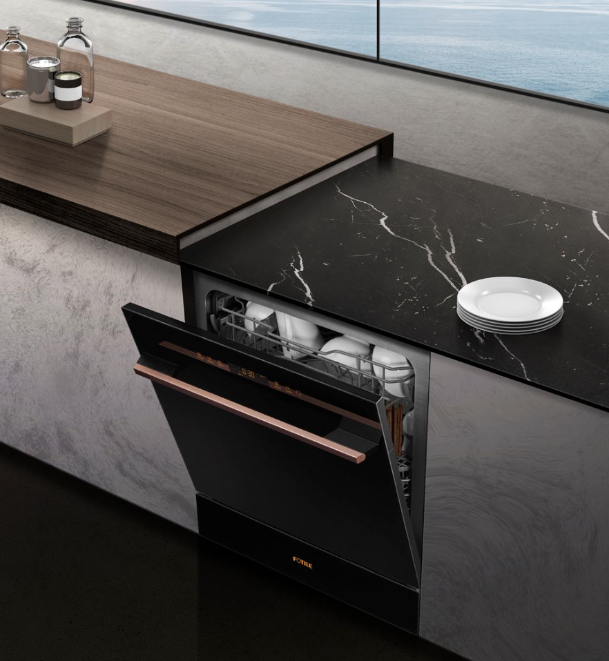 Double Drawer Built-in Dishwasher with Zoned Washing