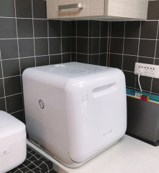 6-place Setting Countertop Portable Dishwasher with Baby Care Sterilization