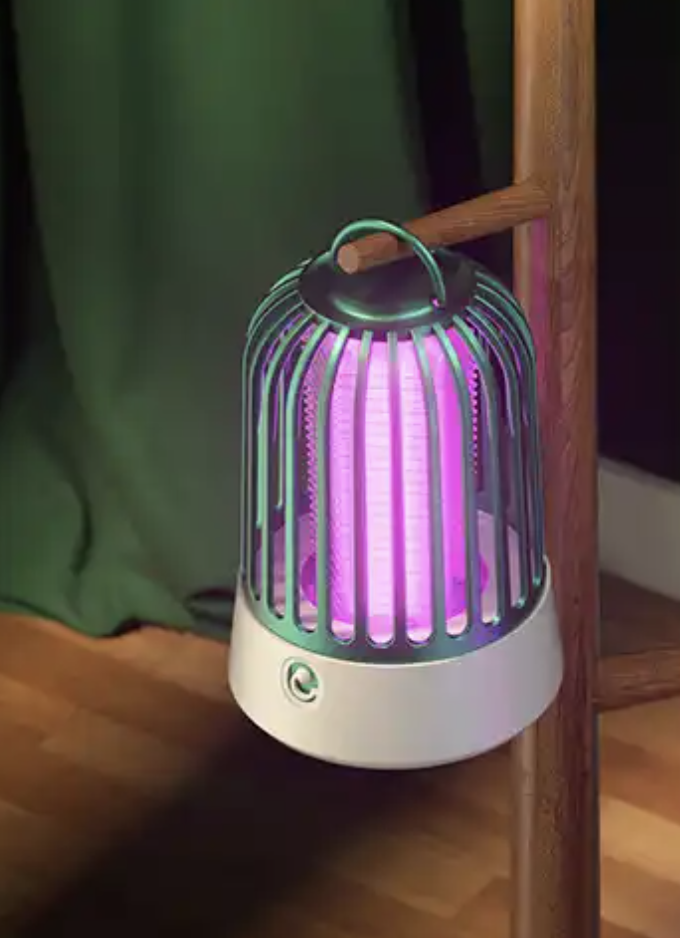 เครื่องฆ่าแมลงวันกลางแจ้งด้วยตัวจับเวลาอัจฉริยะ พร้อมไฟ LED