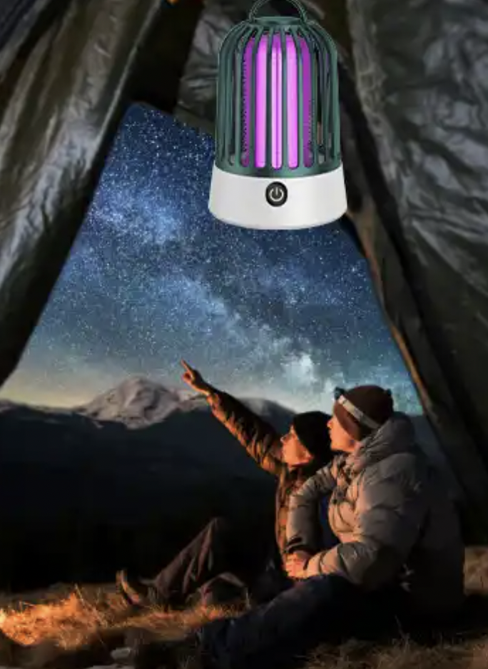 เครื่องฆ่าแมลงวันกลางแจ้งด้วยตัวจับเวลาอัจฉริยะ พร้อมไฟ LED