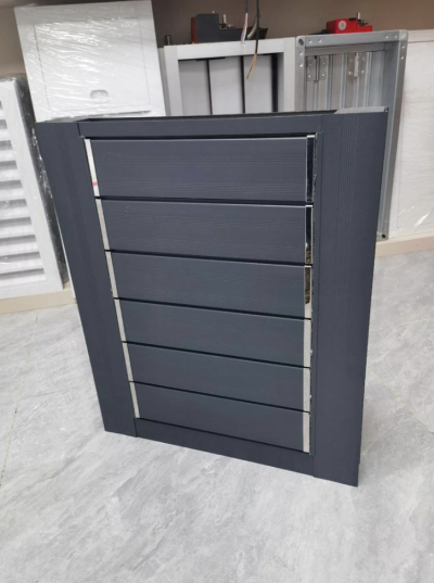 Volets horizontaux de ventilation industrielle