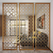 Laser Engraved Artistic Aluminum Window Grille