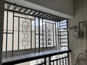 Kisi Jendela Aluminium Balkon Keamanan Anti-Pencurian