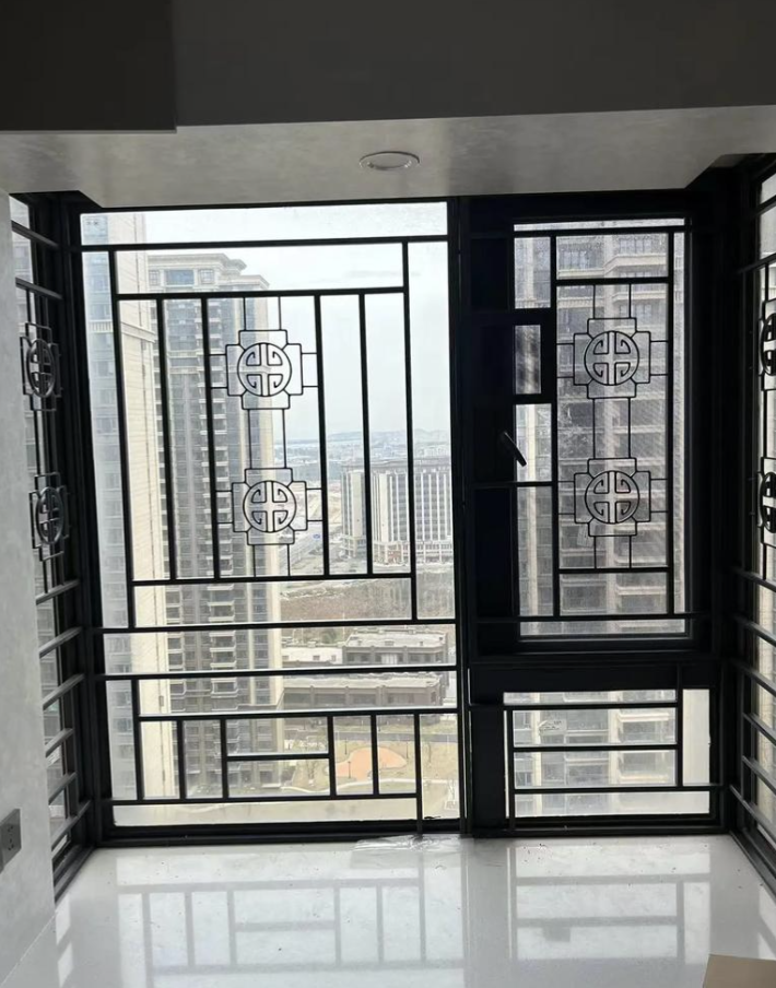 Luxury Minimalist Indoor Partition Aluminum Window Grille