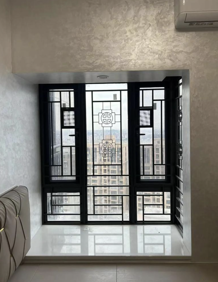 Luxury Minimalist Indoor Partition Aluminum Window Grille