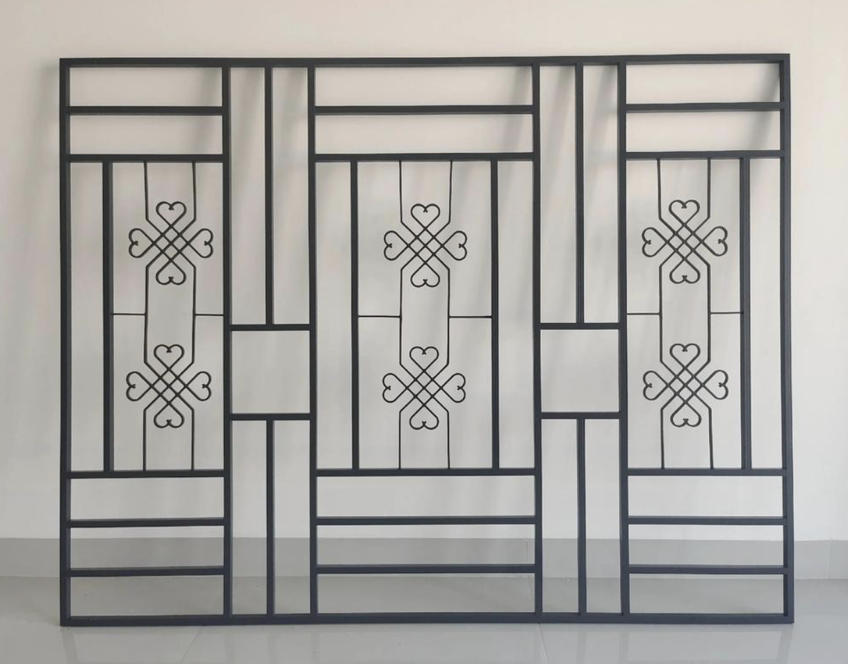 Anti-theft Custom Aluminum Window Grill with Lock System