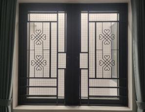 Anti-theft Custom Aluminum Window Grill with Lock System