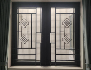 Anti-theft Custom Aluminum Window Grill with Lock System
