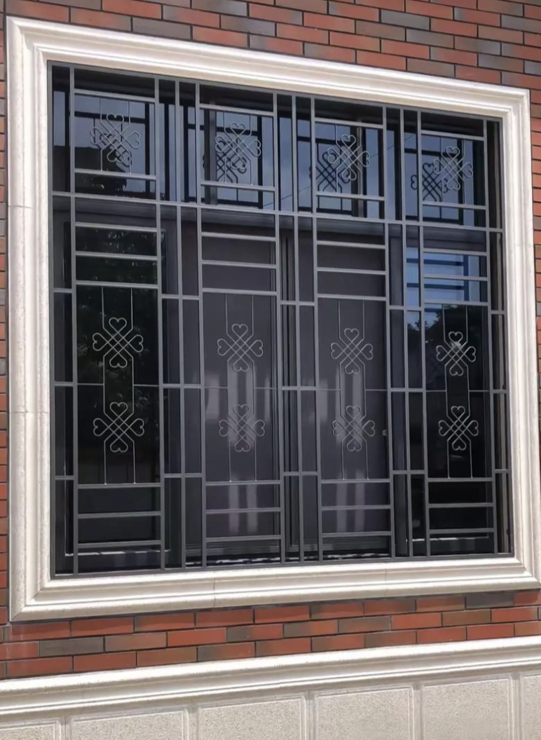 New Chinese Style Courtyard Aluminum Window Grille