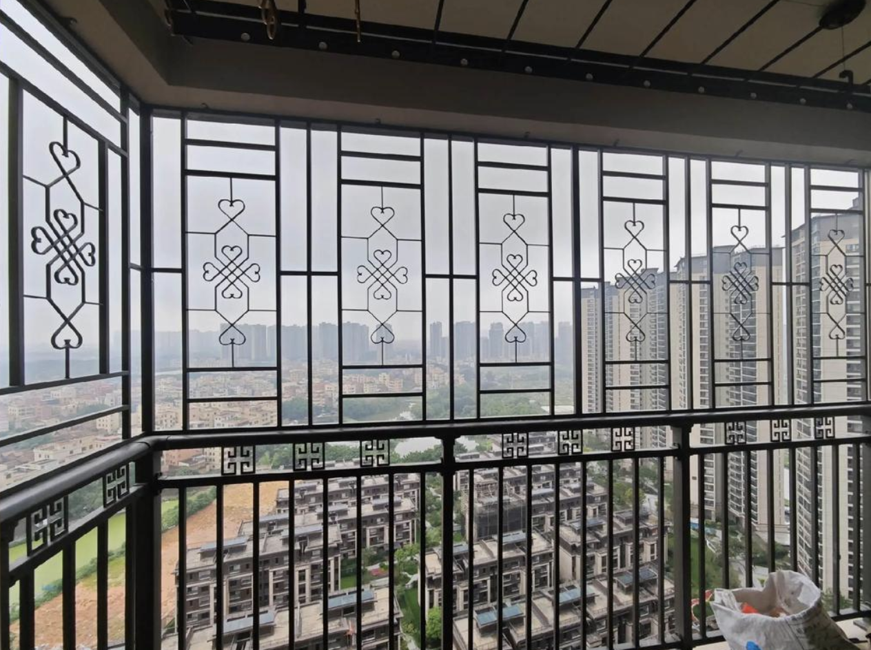Residential Balcony Custom Aluminum Window Grille