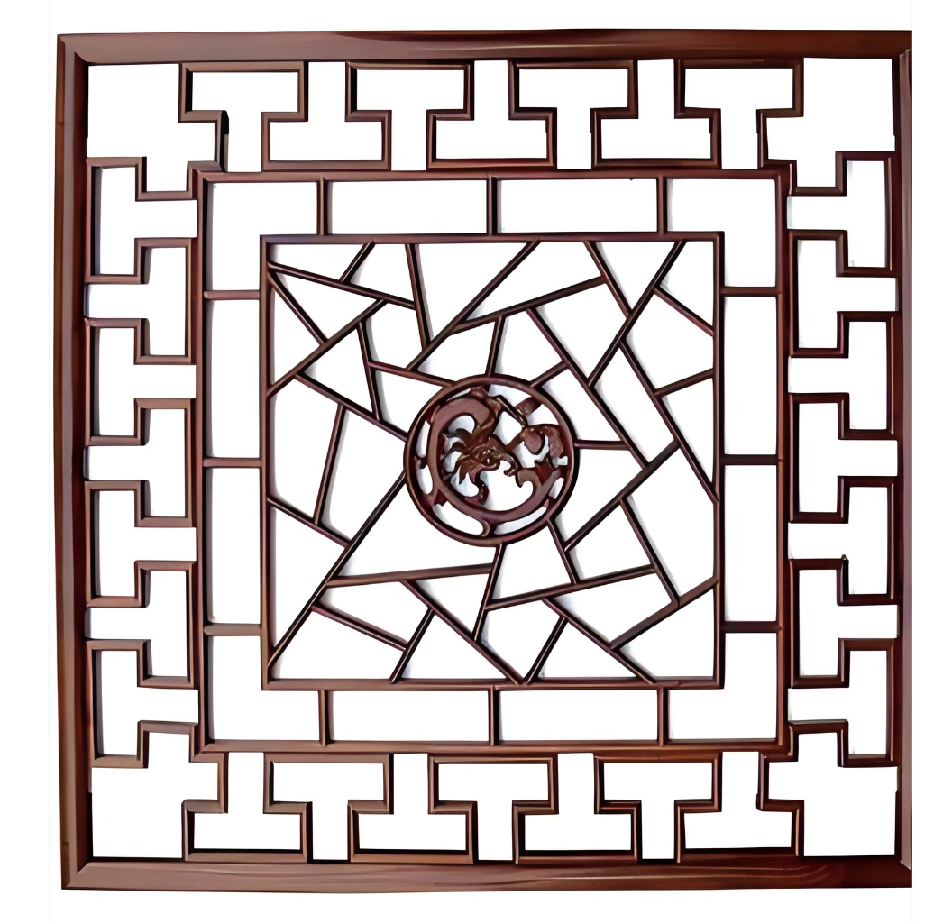 Wood-grain Transfer Aluminum Window Grille