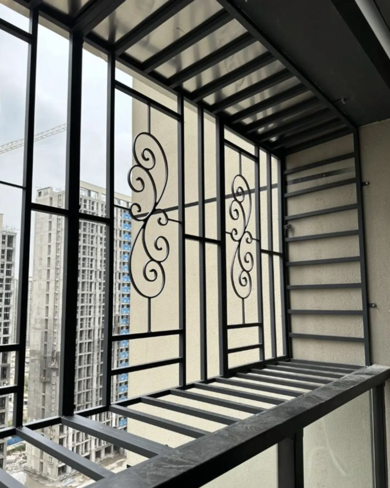 Folding Anti-theft Aluminum Window Grille