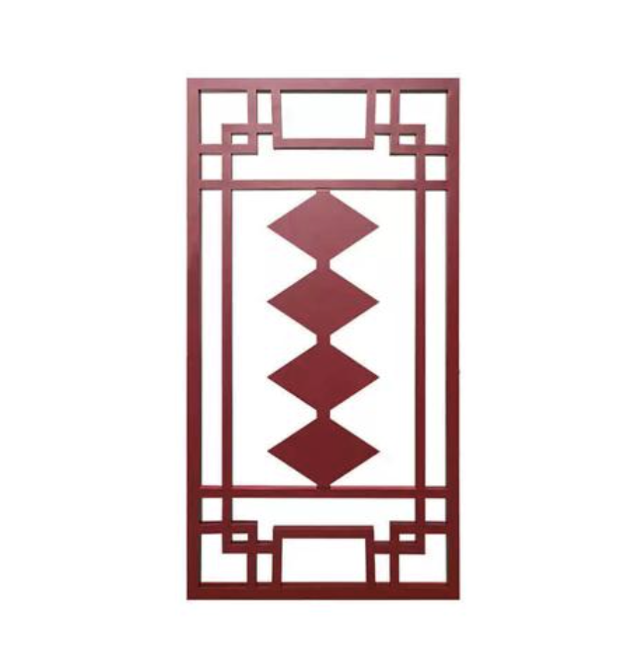 New Chinese Style Retro Aluminum Window Grille