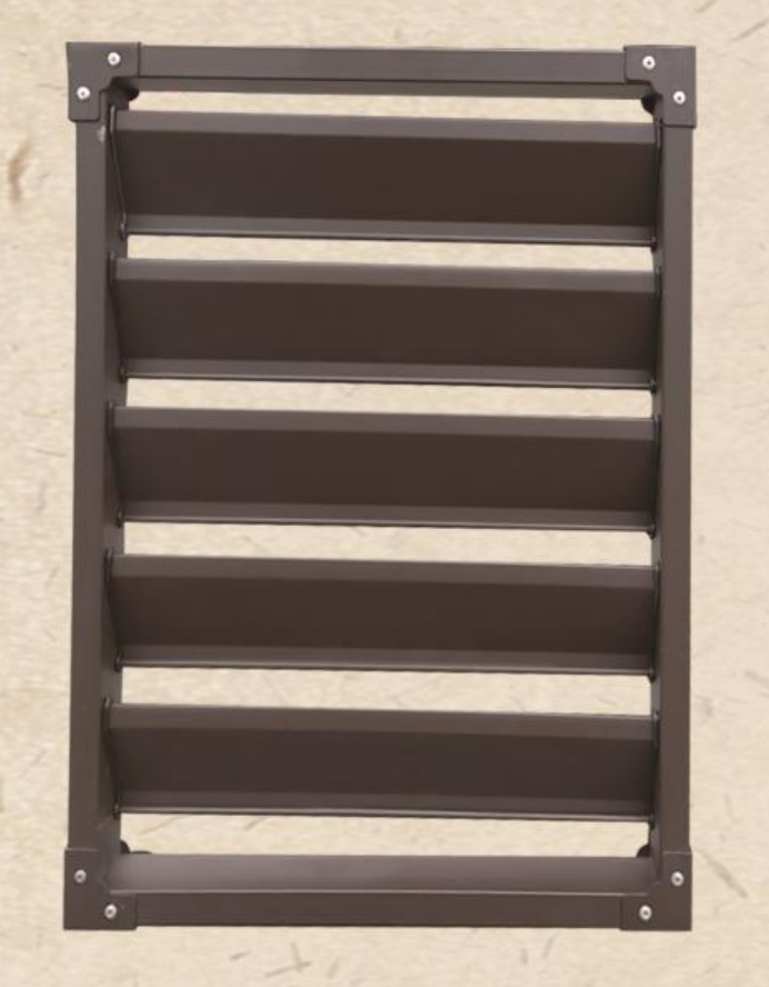 Fixed Zinc Steel Louver Window