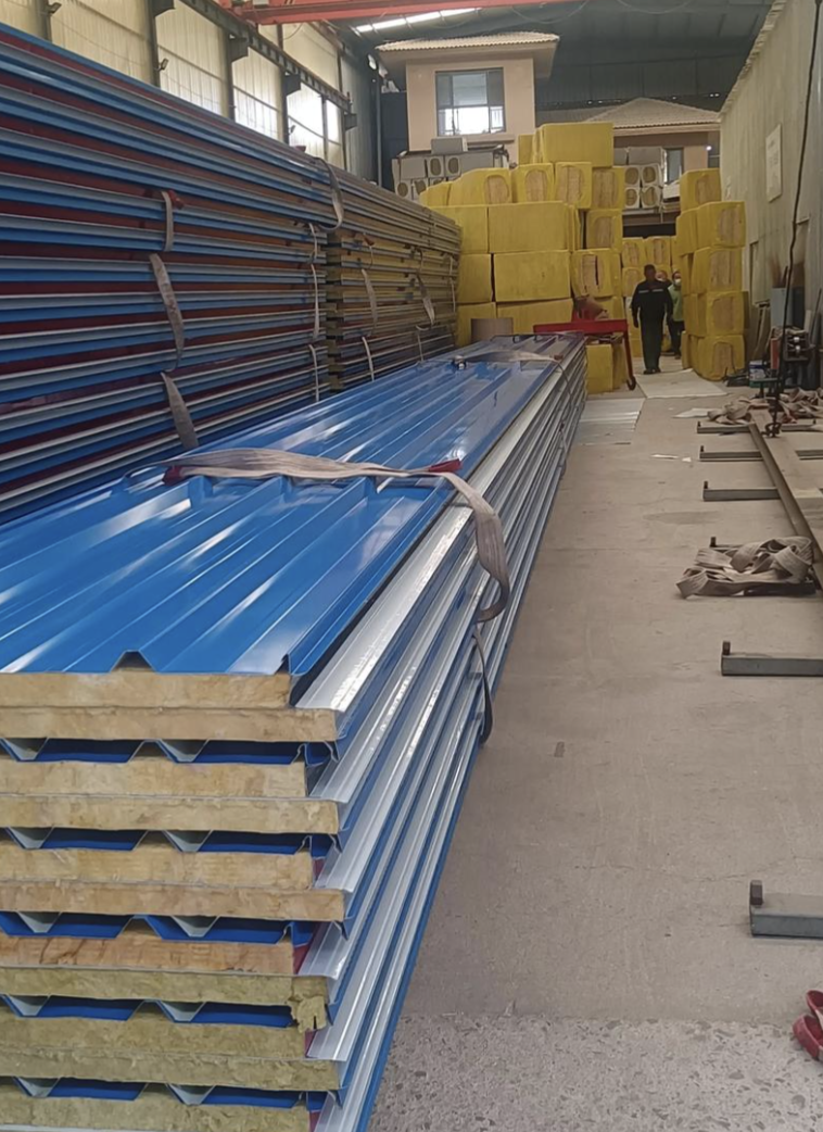 Roof Insulation Waterproof Rock Wool Composite Board