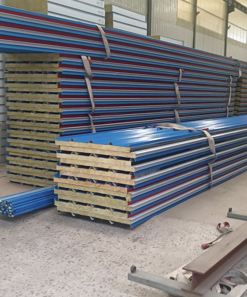 Roof Insulation Waterproof Rock Wool Composite Board