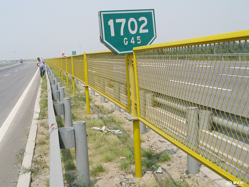 Anti-Glare Net Guardrail