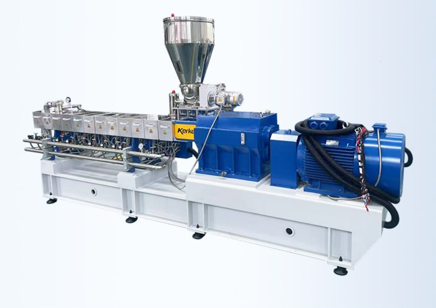 Ekstruder Sekrup Ganda Paralel Berputar Bersama.