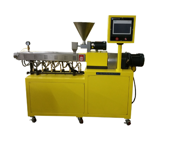 เครื่องอัดรีดแบบสกรูคู่ขนาดเล็ก R/r & D ของห้องปฏิบัติการ