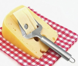 Couteau à fromage à deux broches
