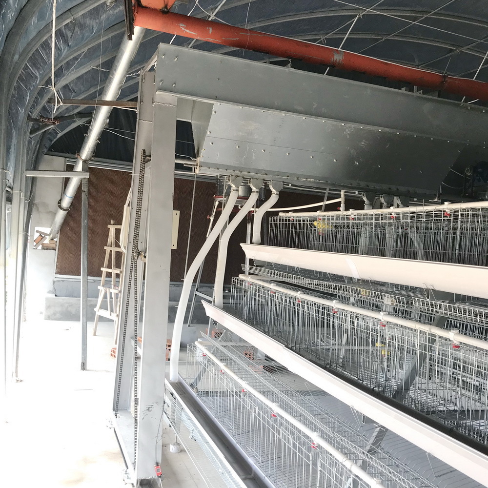 自動化された層バッテリーケージシステム