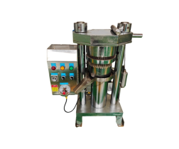 Continuous hydraulic oil press