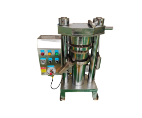 Continuous hydraulic oil press