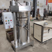 Large hydraulic peanut oil press