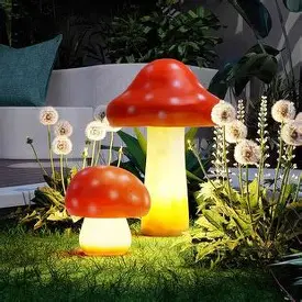 Solar Mushroom Light