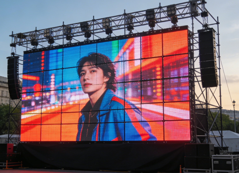 Outdoor Weatherproof Rental LED Color Curtain (P6.25)