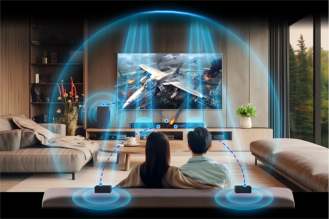 Immersive 3D Surround Multi-Function Hall Audio System