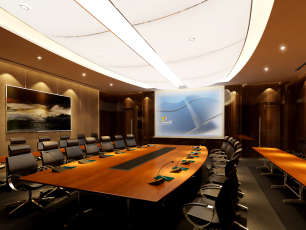 Enterprise Boardroom AI Meeting Room System