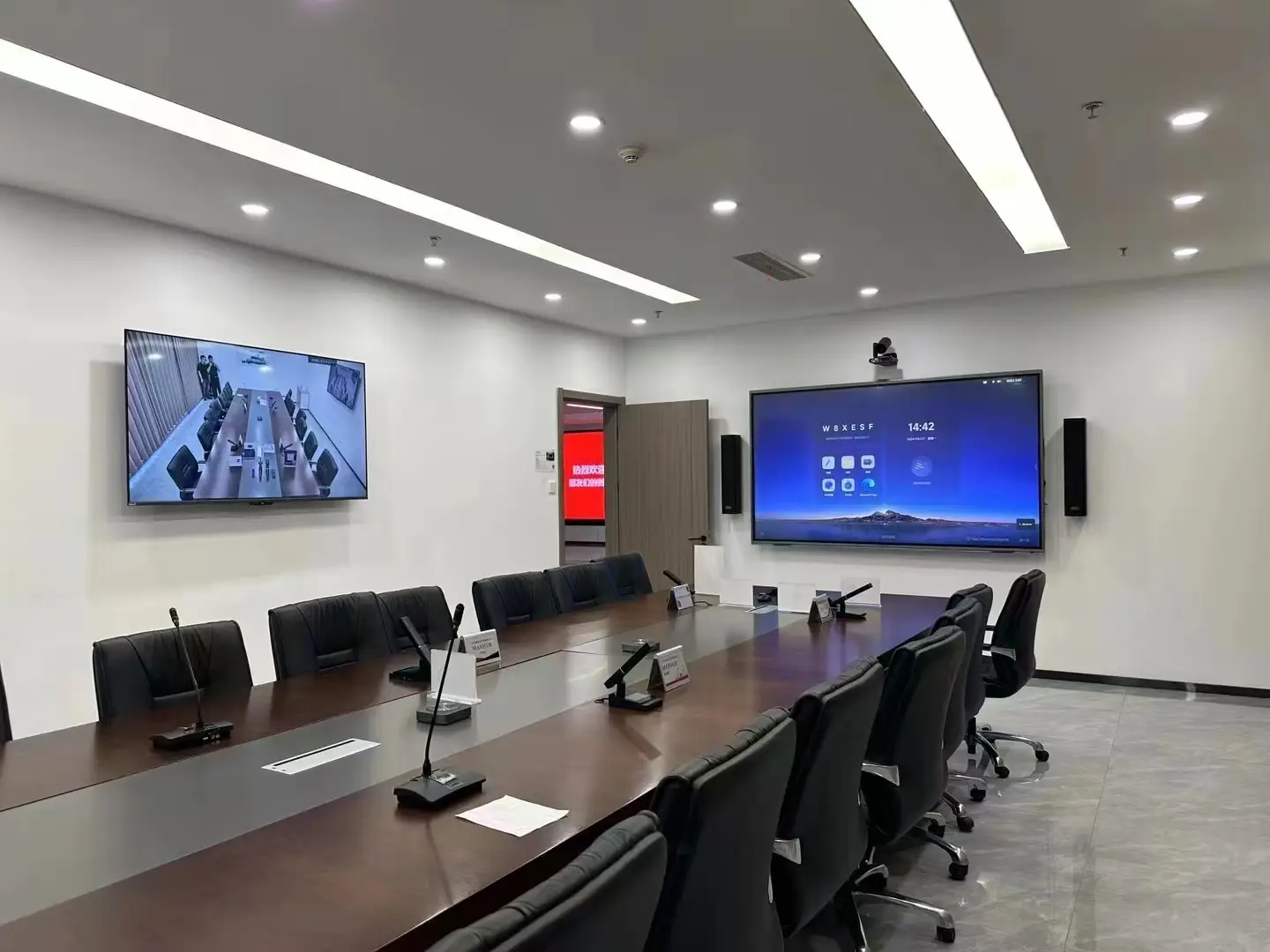 Premium Enterprise Smart Meeting Room System with AI Analytics