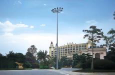 Lumière élevée de mât de zone d'observation de pollution de faible luminosité