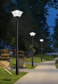 Lumière intelligente solaire de paysage de cour