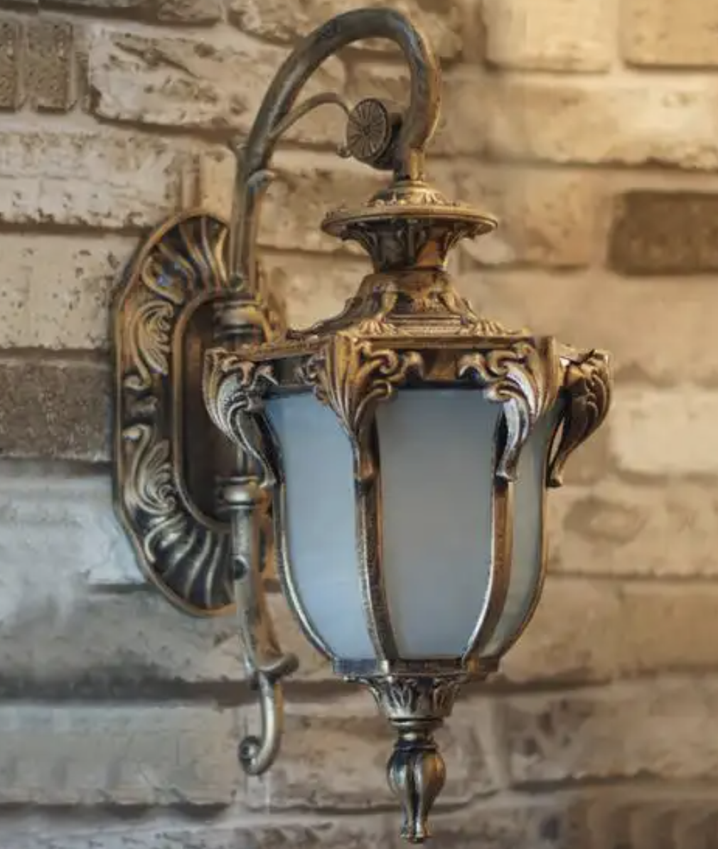 Ánh sáng phong cảnh nhôm đúc Retro Châu Âu