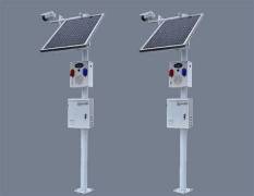 Solar-Powered Integrated Surveillance Pole