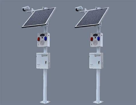 太陽光発電の統合監視ポール